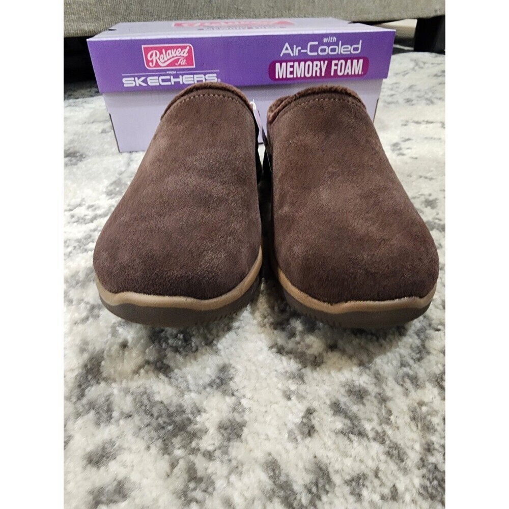 Skechers Woman Size 9.5 Relaxed Fit Easy Goin Lovely Latte Clog 169107/Chocolate - Picture 4 of 9
